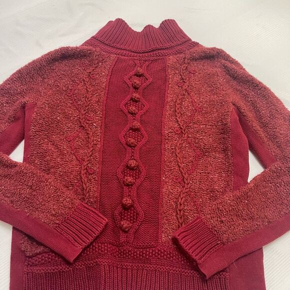 Sleeping On Snow Red Wool Alpaca Jacket Size Large - Picture 6 of 7